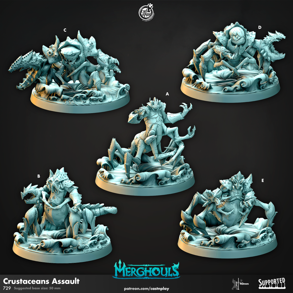 miniature Crustaceans Assault by Cast n Play