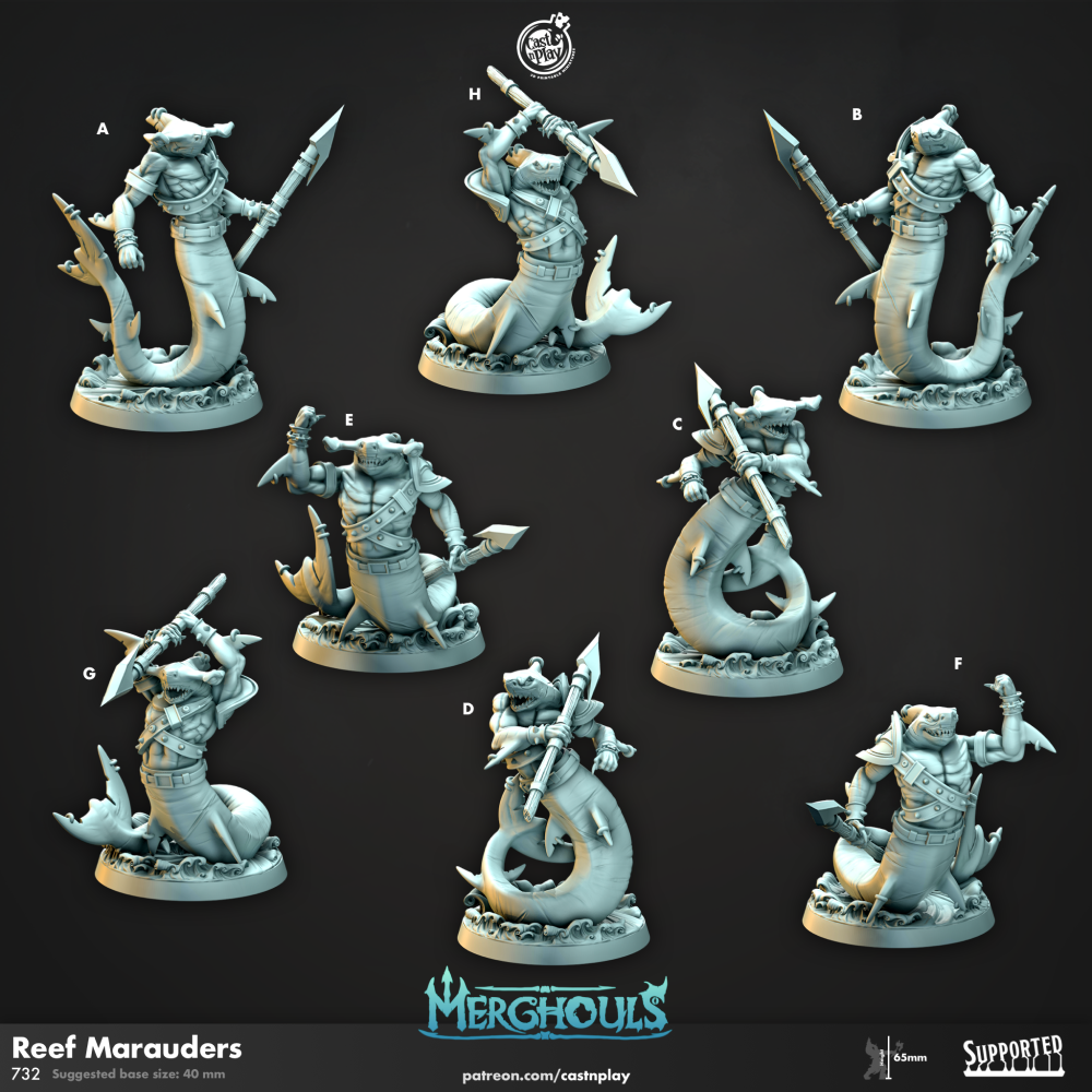 miniature Reef Marauders by Cast n Play