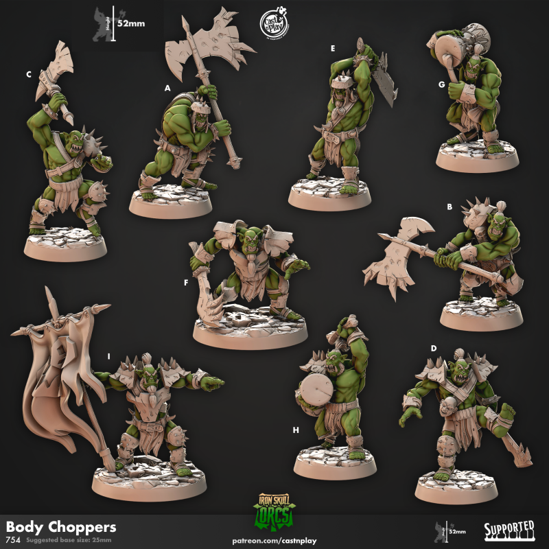 Miniature Body Choppers by Cast n Play