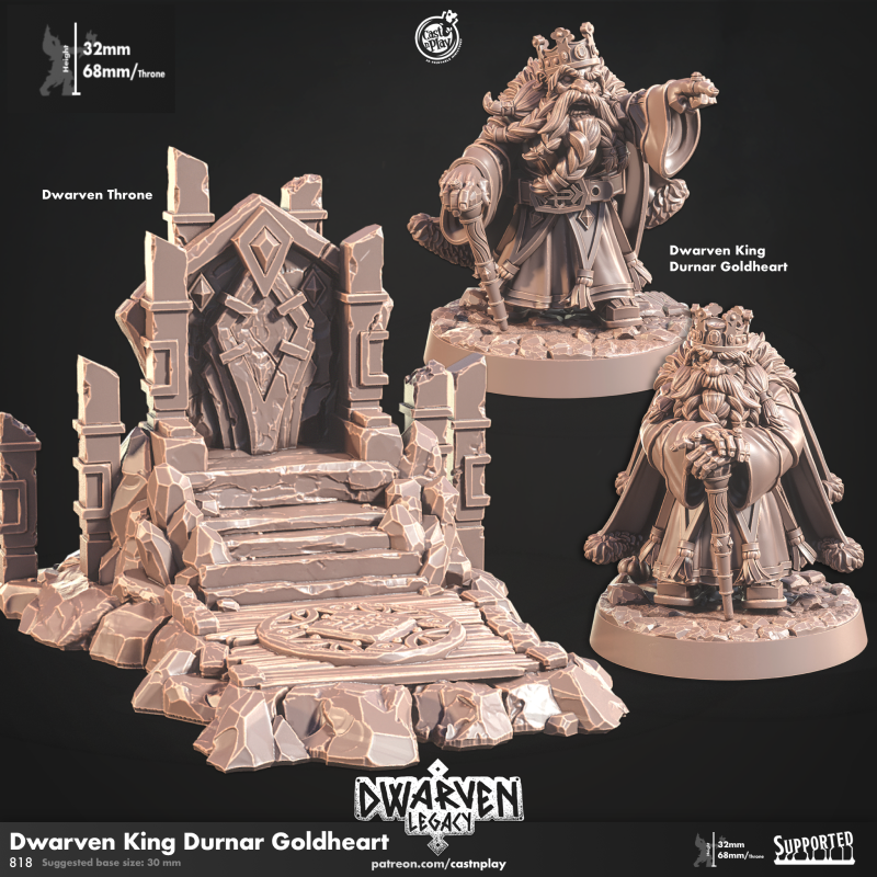 Dwarven King Durnar Goldheart