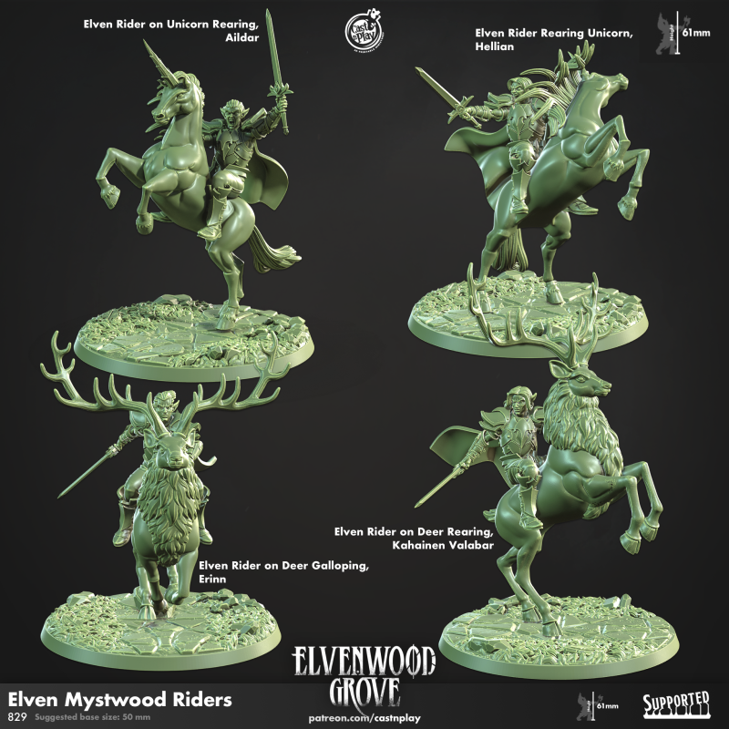 Elven Mystwood Riders