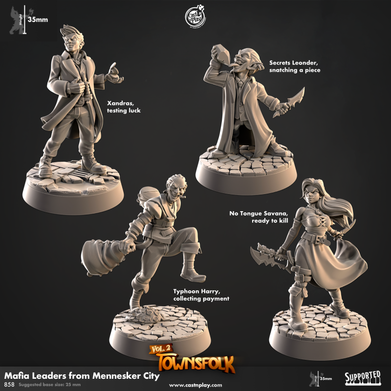 Mafia Leaders from Mennesker City