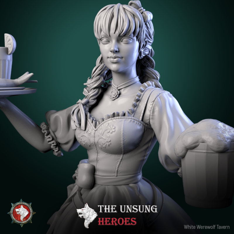Alehouse Maid - 75mm