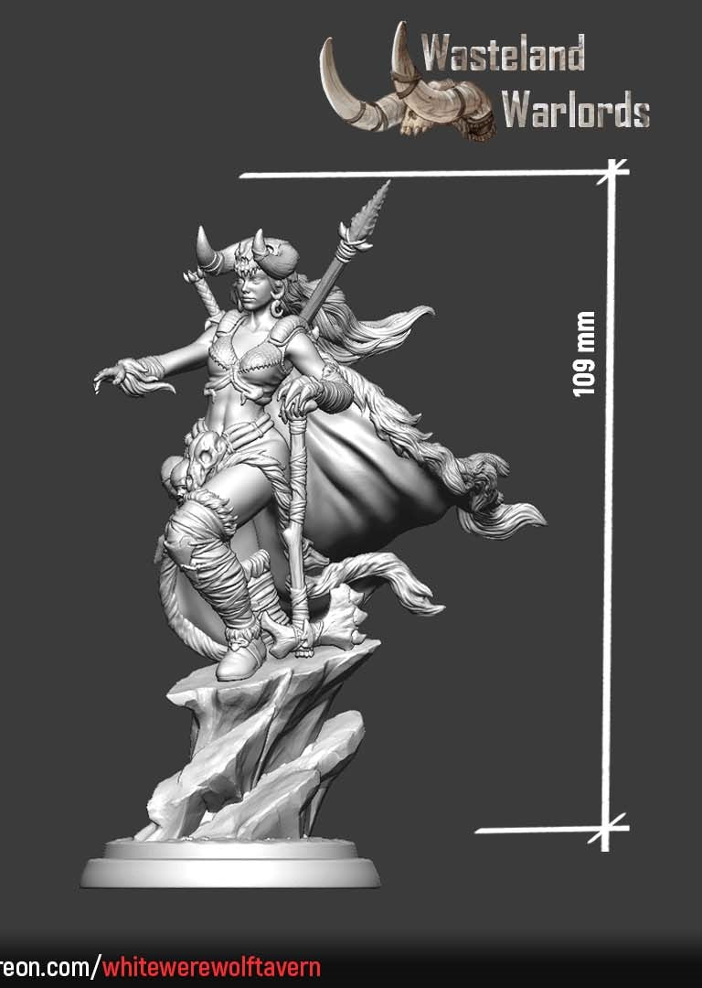 miniature Aluraya Two-Core by White Werewolf Tavern