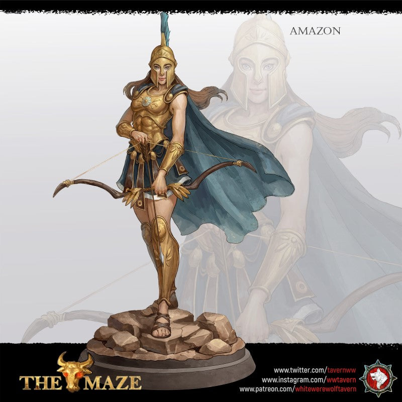 miniature Amazon by White Werewolf Tavern