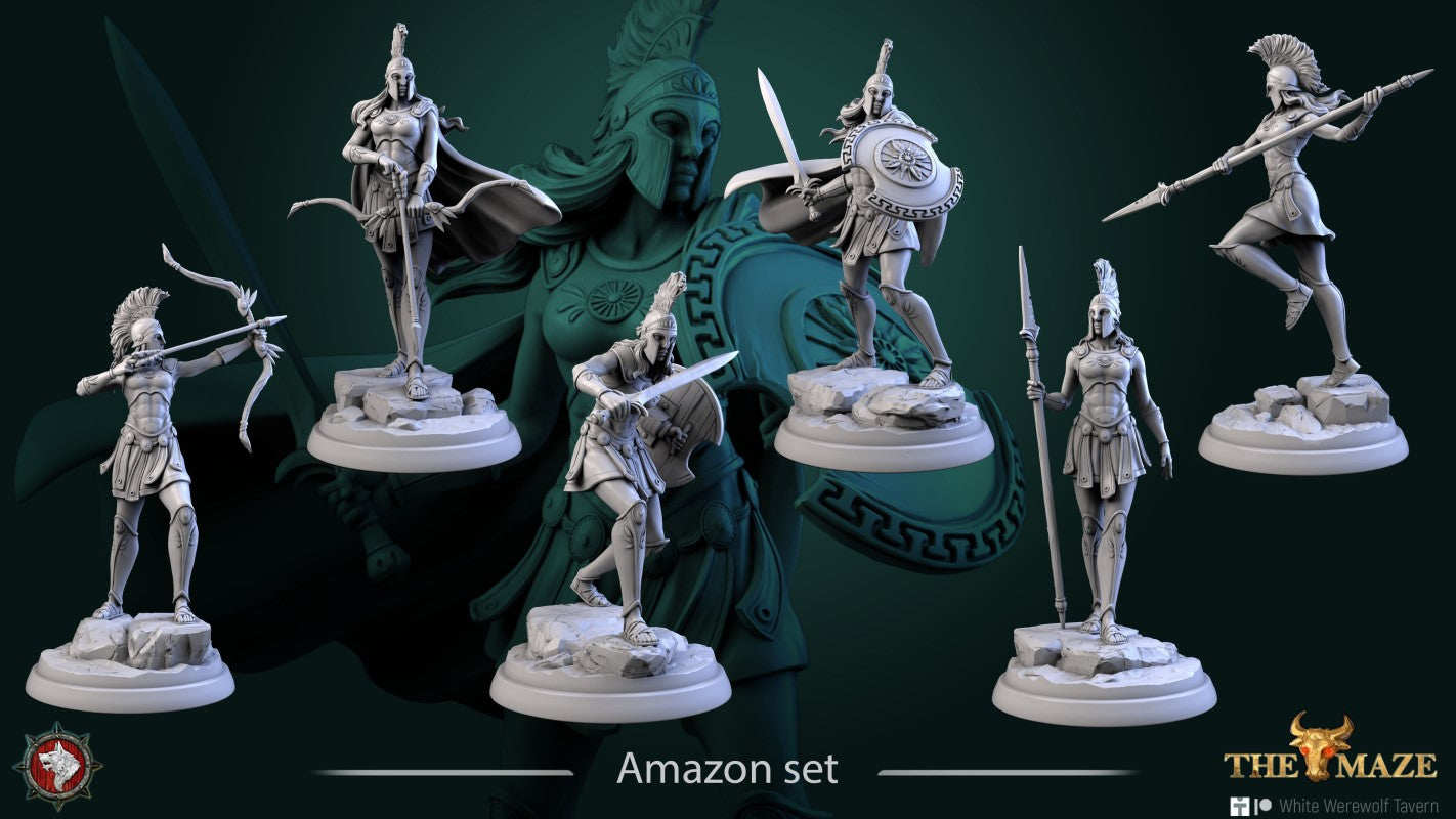 miniature Amazon by White Werewolf Tavern