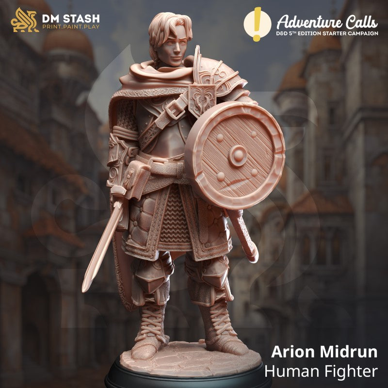 Arion Midrun - Human Fighter