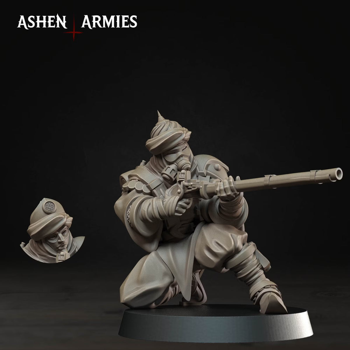 Azeb - Rifle - Kneeled