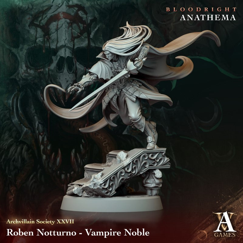 Miniature Roben Notturno - Vampire Nobal by Archvillain Games