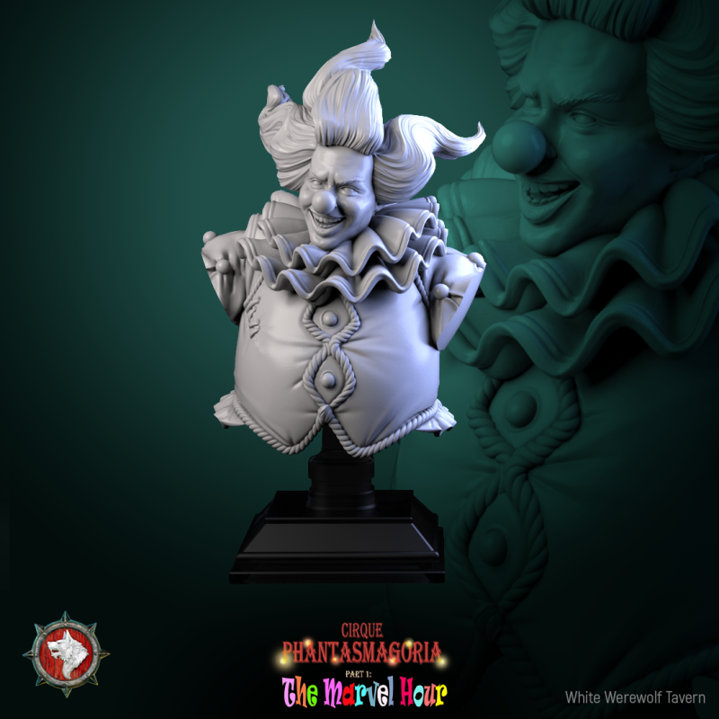 Bibble the Bonbon Buffoon - Bust