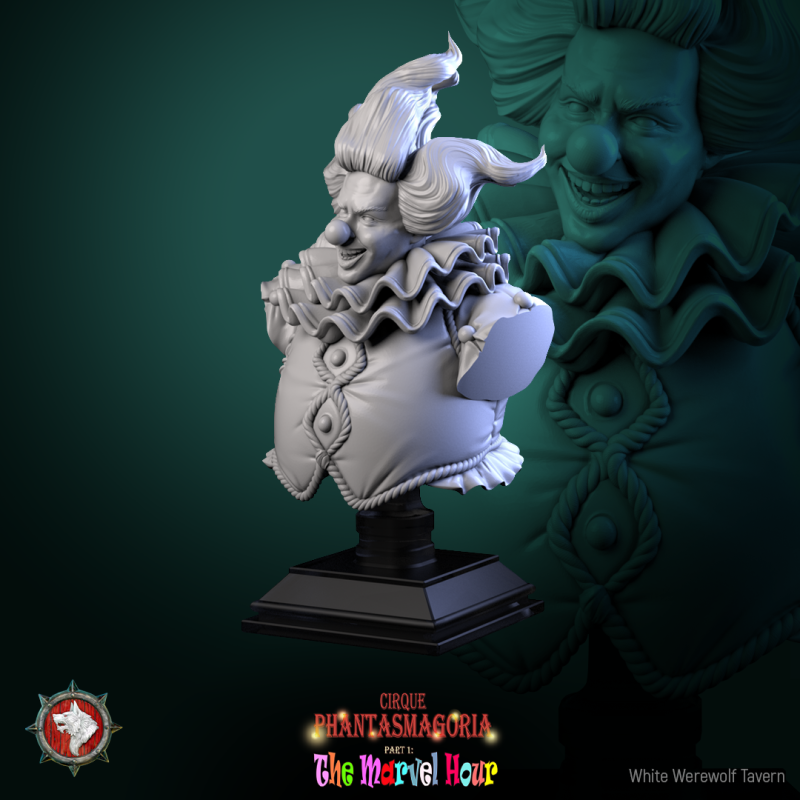 Bibble the Bonbon Buffoon - Bust