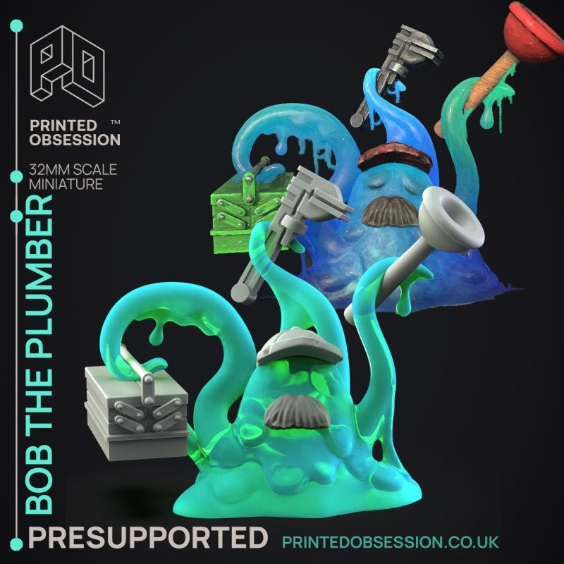 Miniature Bob the Plumber by Printed Obsession