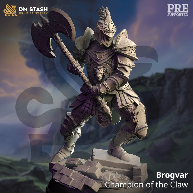 miniature Brogvar - Champions of the Claw by DM Stash