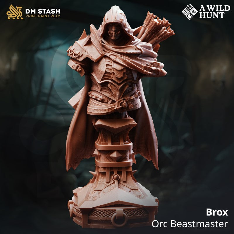 Brox - Orc Beastmaster - Bust