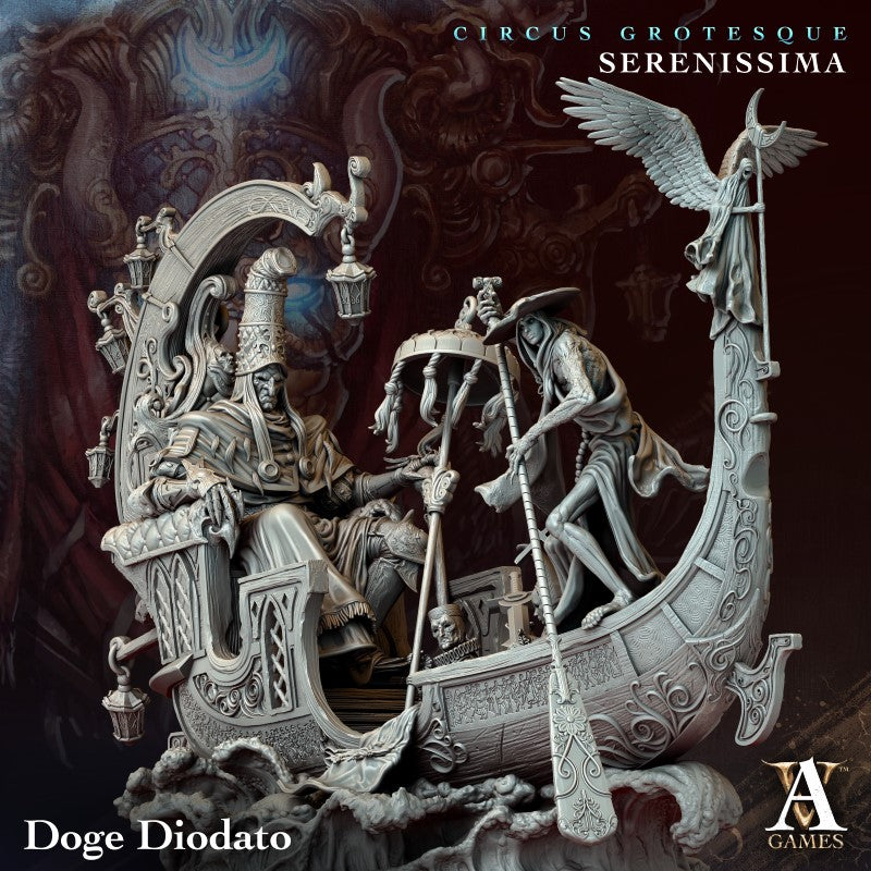 miniature Doge Diodato by Archvillain Games