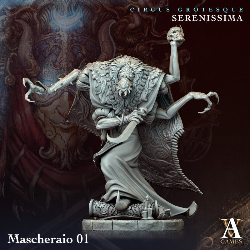 miniature Mascheraio by Archvillain Games