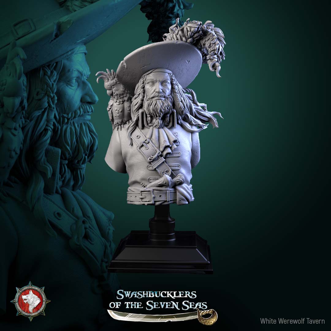 Captain Aurelius Drake - Bust