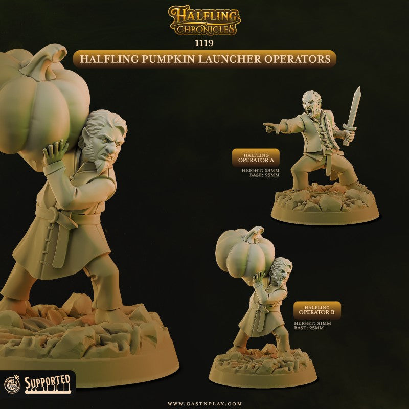Halfling Pumpkin Launcher Operators