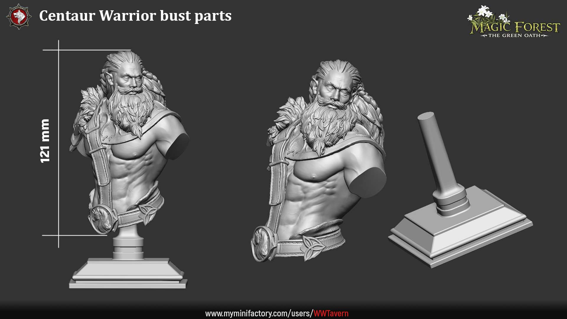 Centaur Warrior - Bust