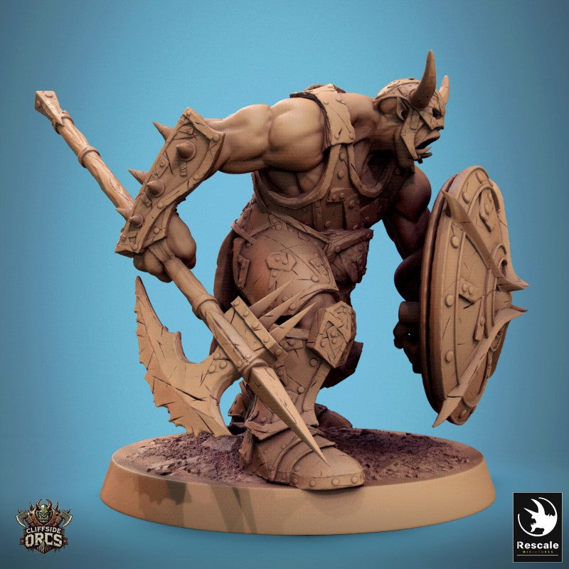 Infantry Orc - Spear Shield Cry