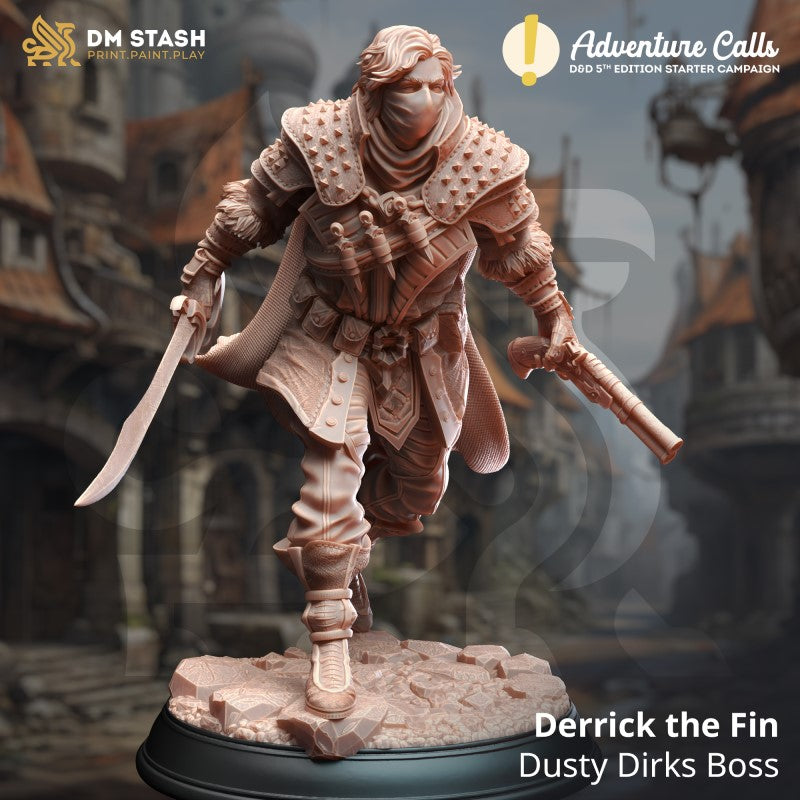 Derrick the Fin - Dusty Dirks Boss