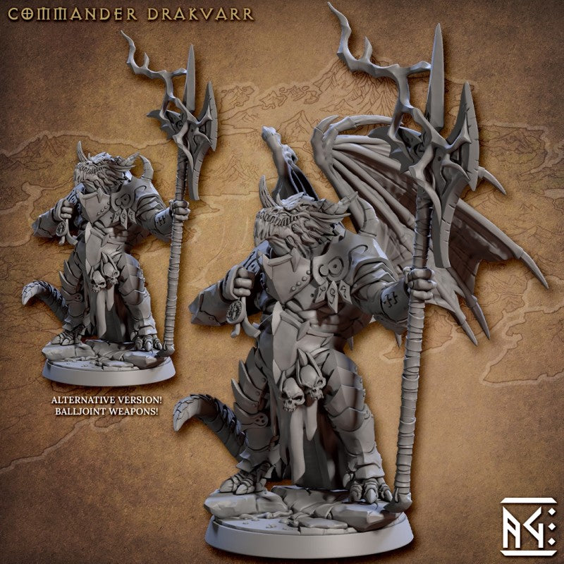 miniature Commander Drakvarr by Artisan Guild.