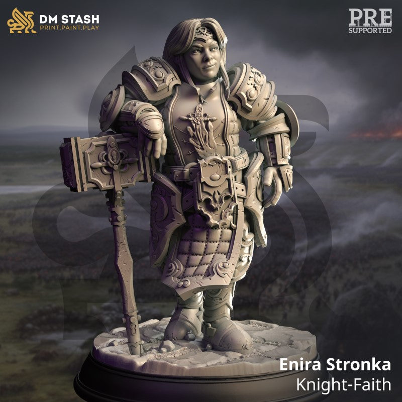 miniature Enira Stronka - Knight-Faith by DM Stash