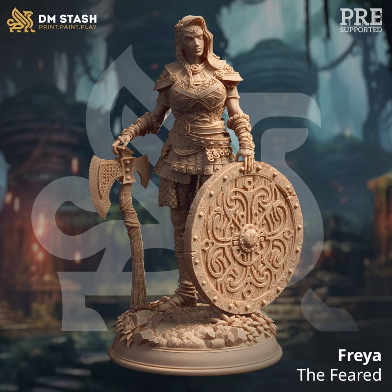 miniature Freya - The Feared by DM Stash