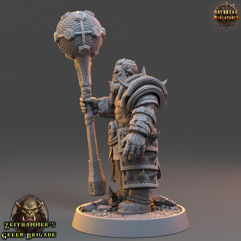 miniature General Gruzum Zeithammer by Daybreak Miniatures