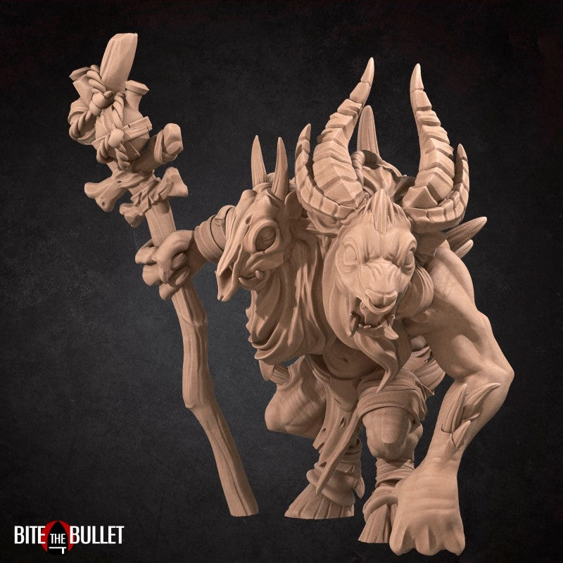 Miniature Goatman Shaman by Bite the Bullet