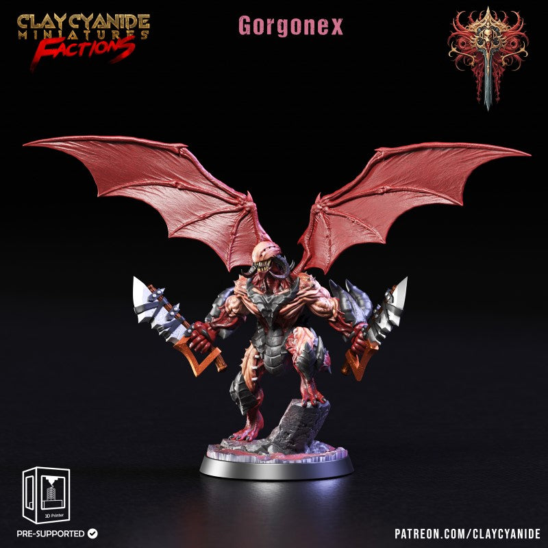 miniature Gorgonex by Clay Cyanide