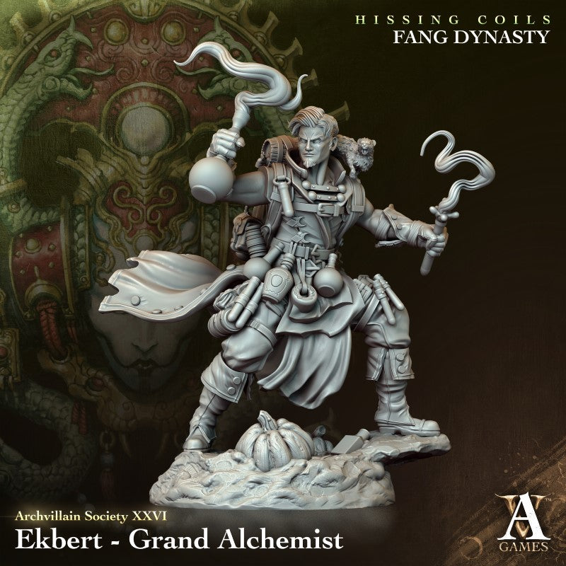 miniature Ekbert- Grand Alchemist by Archvillain Games