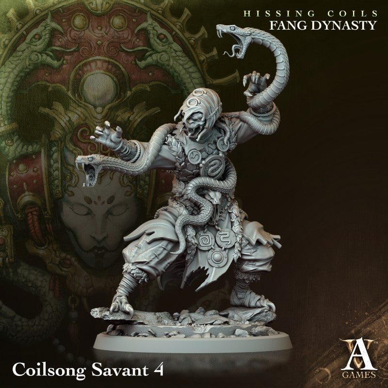 miniature Coilsong Savant by Archvillain Games