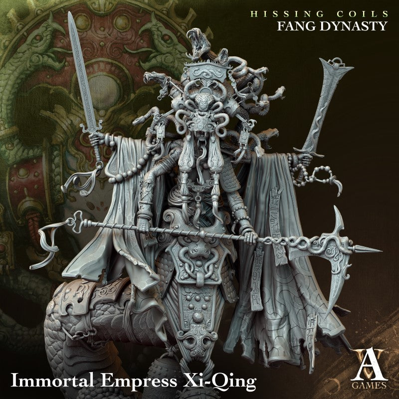 miniature Immortal Empress Xi-Qing by Archvillain Games