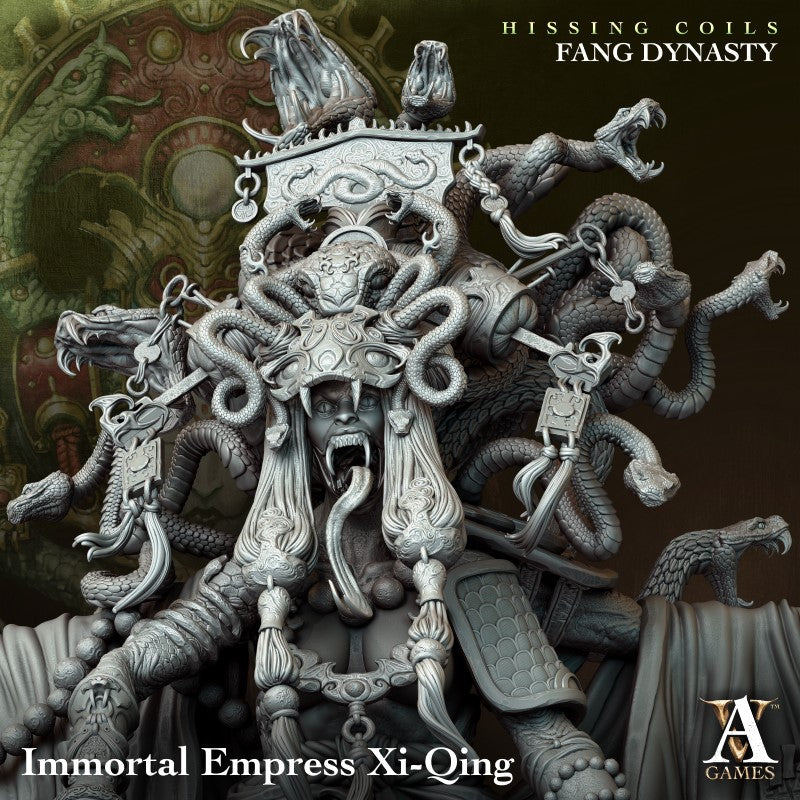 miniature Immortal Empress Xi-Qing by Archvillain Games