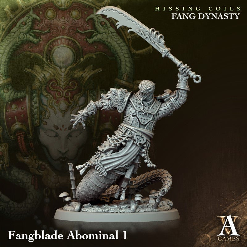 miniature Fangblade Abominal by Archvillain Games
