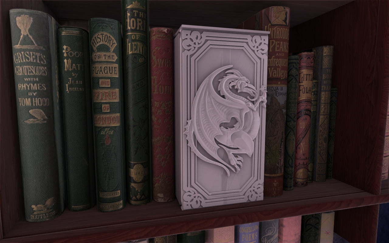 Booknooks - Heraldic Dragon - FDM