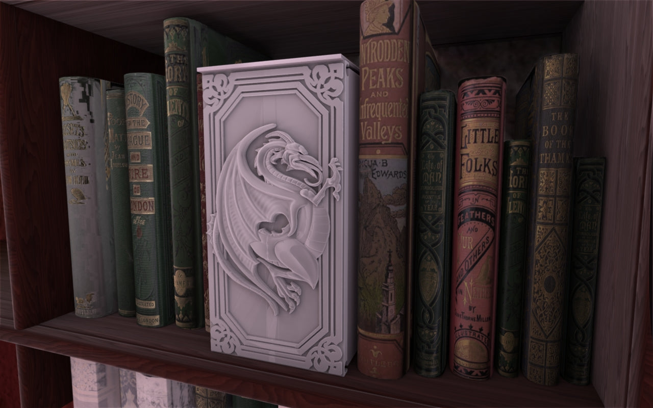 Booknooks - Heraldic Dragon - FDM