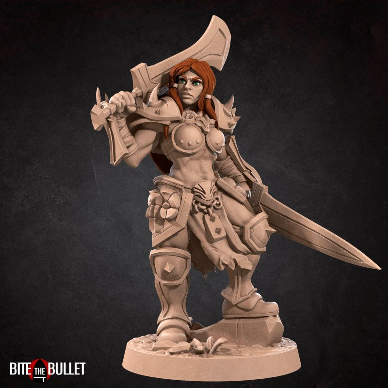 miniature Hero Barbarian by Bite the Bullet