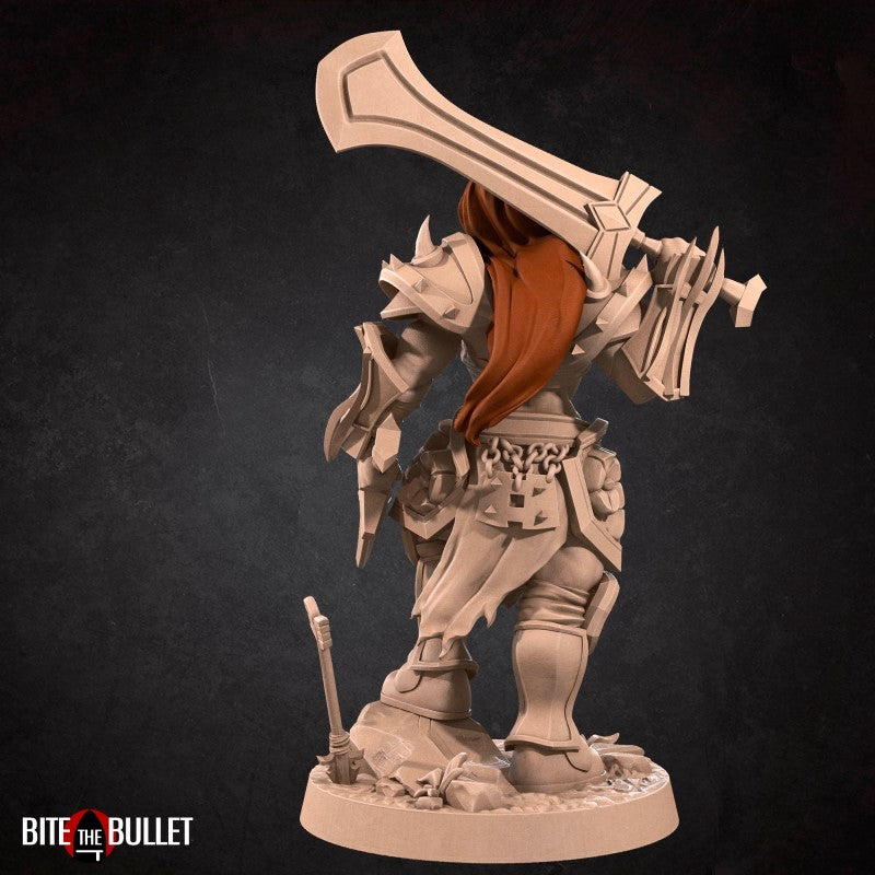 miniature Hero Barbarian by Bite the Bullet