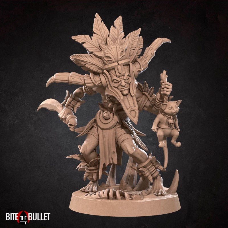 miniature Hero Witch Doctor by Bite the Bullet