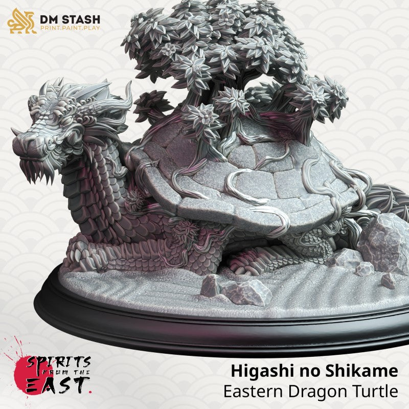 miniature Higashi No Ryuukame - Eastern Dragon Turtle by DM Stash
