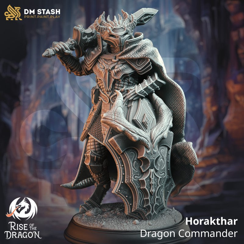 Miniature Horakthar - Dragon Commander by DM Stash