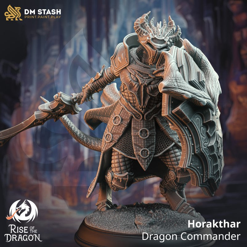 Miniature Horakthar - Dragon Commander by DM Stash
