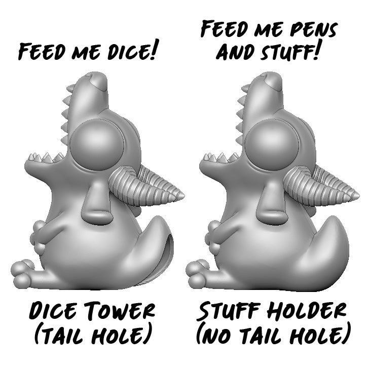 Hungry Kobold Dice Tower and Stuff Holder