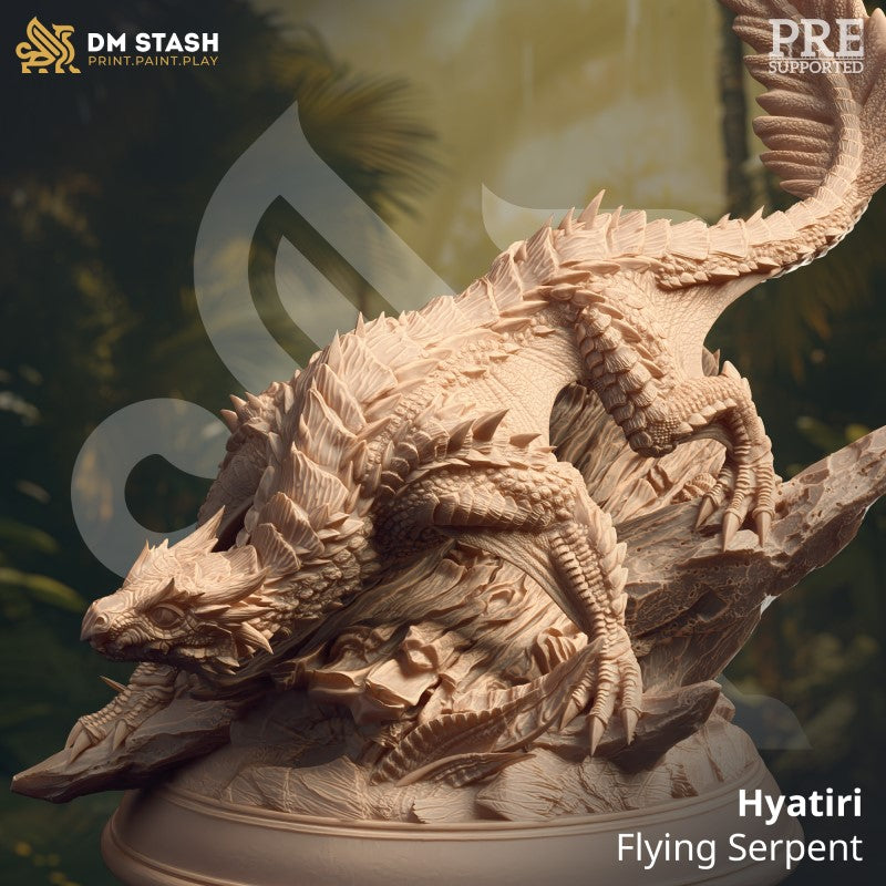 miniature Hyatiri - Flying Serpent by DM Stash