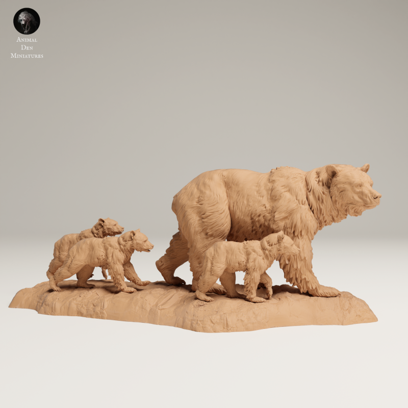 Grizzly - Family - 1:24