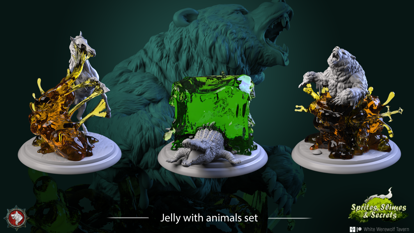 Jelly Slimes with Animals