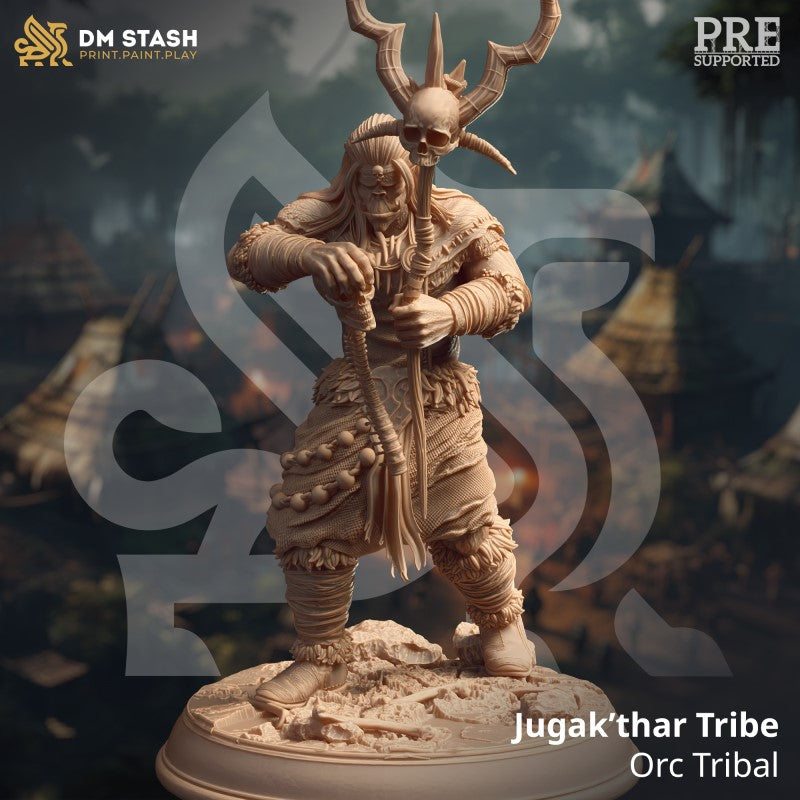 d miniature Jugak'thar Tribe - Orc Tribal by DM Stash