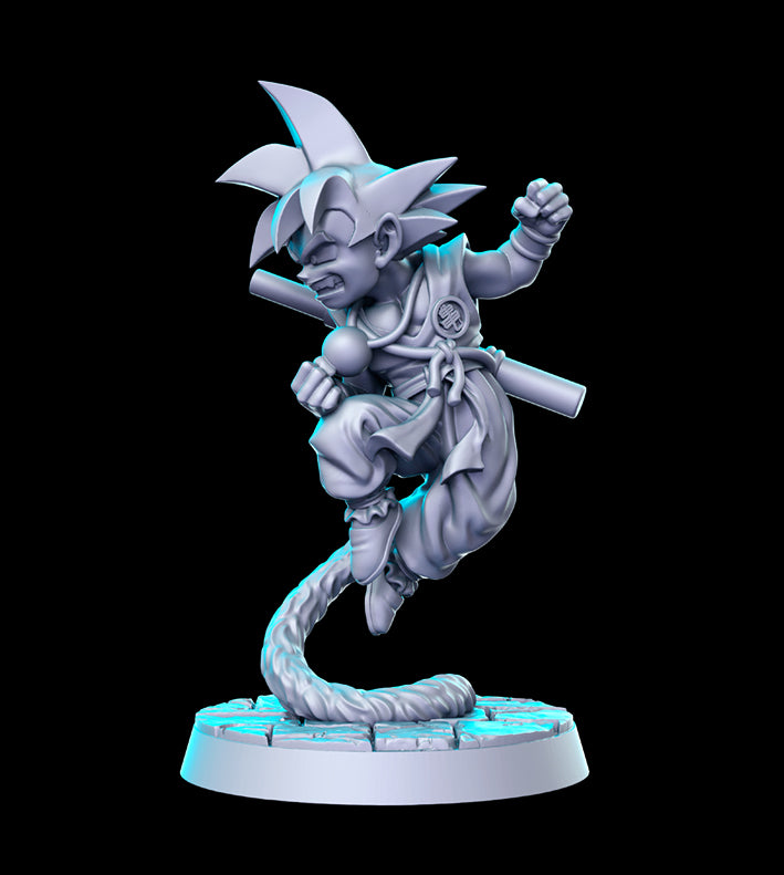 miniature Kid Goku by RN Estudio